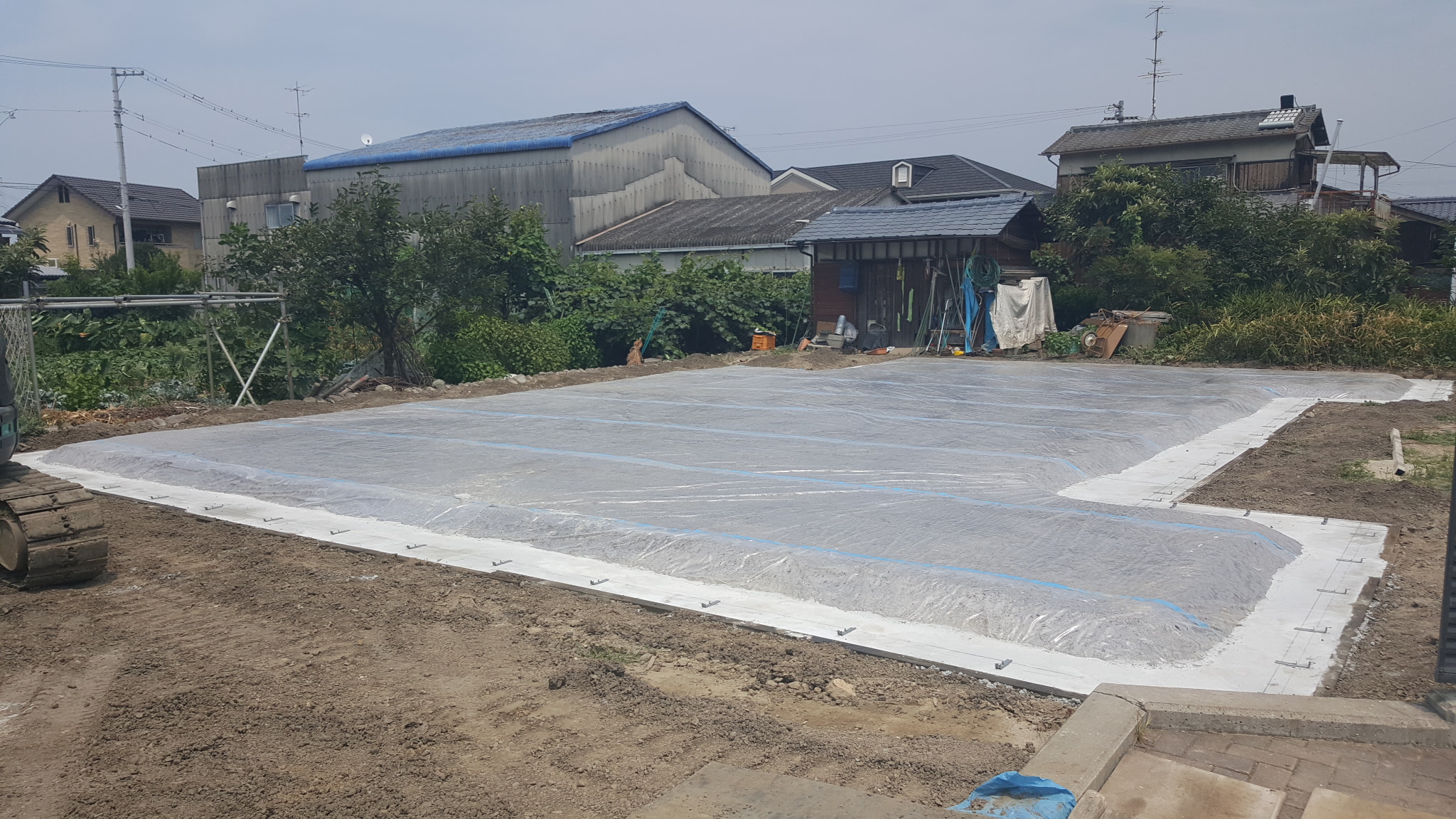 西条市で改築の現場写真