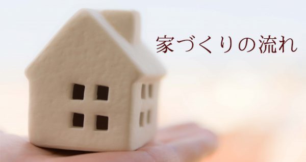 家づくりの流れを見ていきましょう