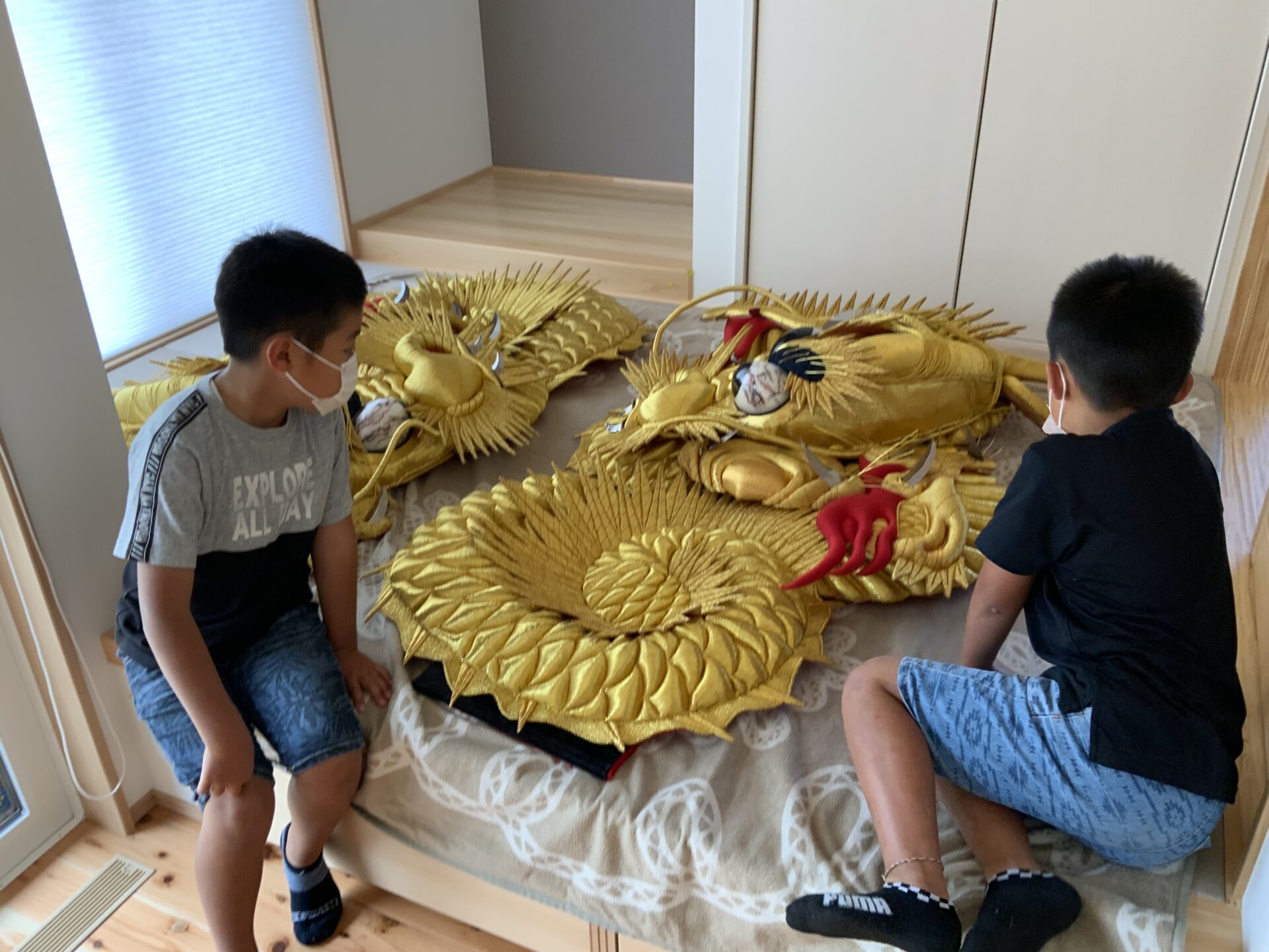 太鼓台布団〆 太鼓台布団〆