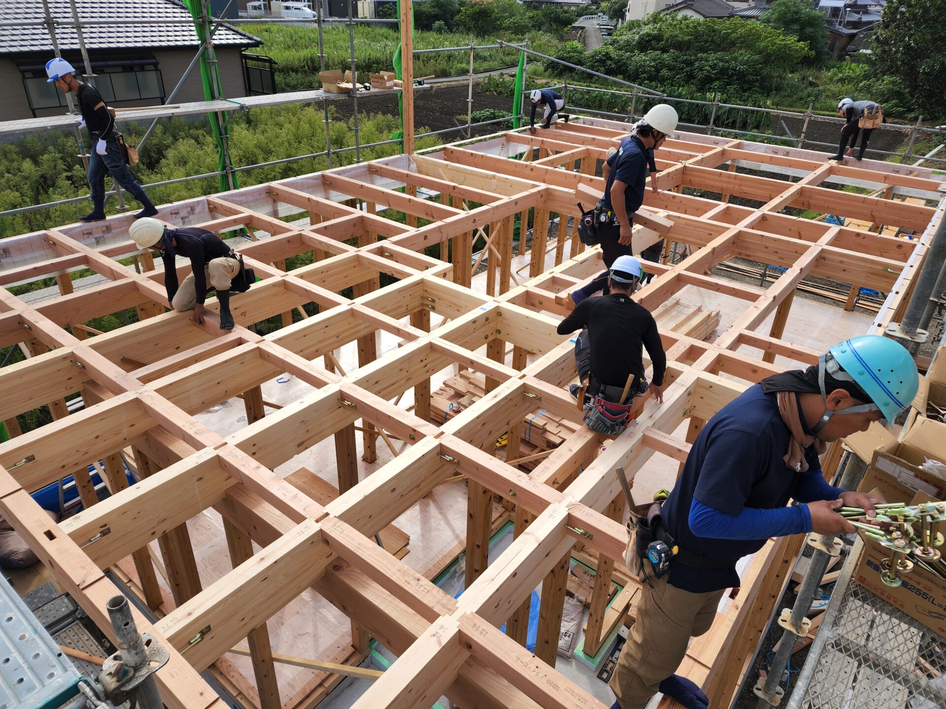 建前&見学会&OBお客様の家&現場確認
