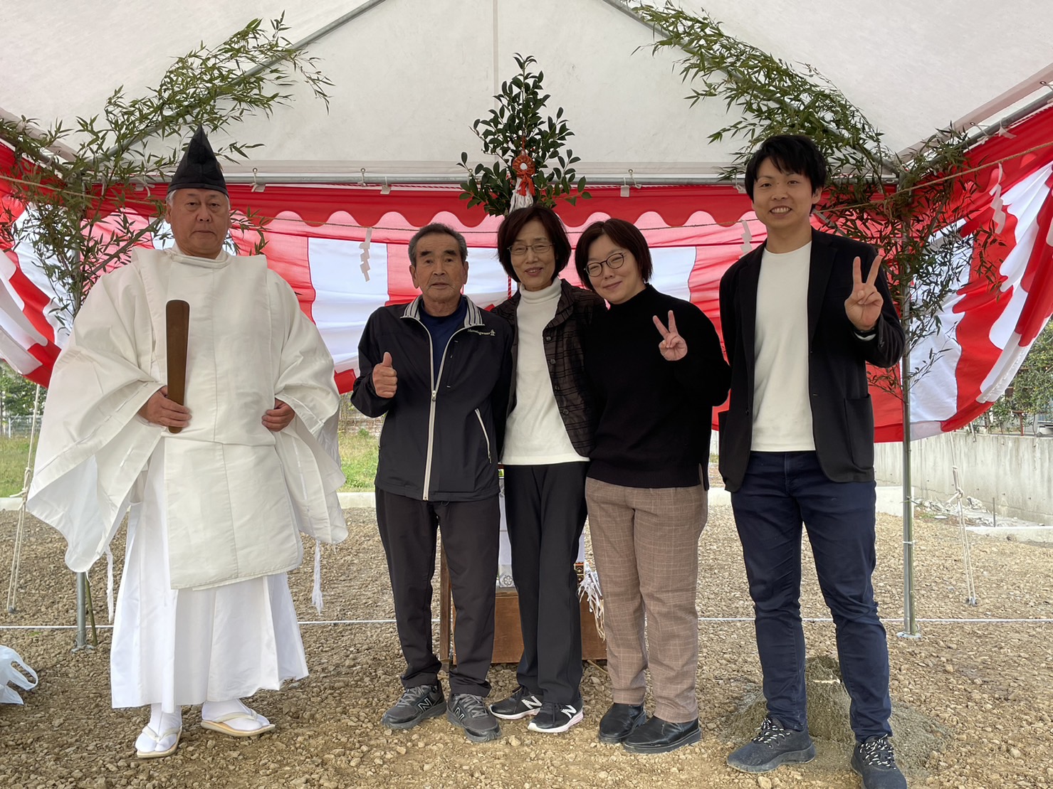 新居浜で地鎮祭！(^-^)