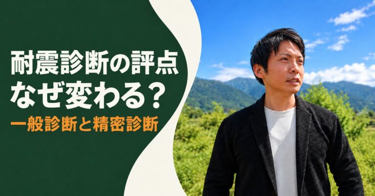 耐震診断の評点が変わる理由を伝える佐々木佳範の見出し画像