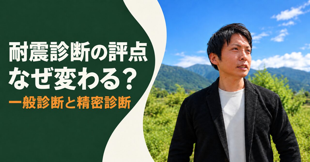 耐震診断の評点はなぜ変わる？一般診断と精密診断の違い